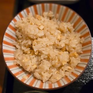 生姜とお揚げの炊き込みご飯(蕎麦 ろうじな )