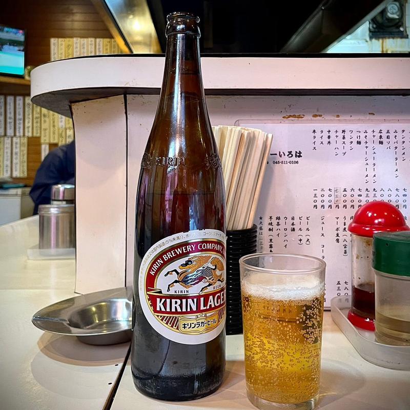 瓶ビール(ラーメンいろは)