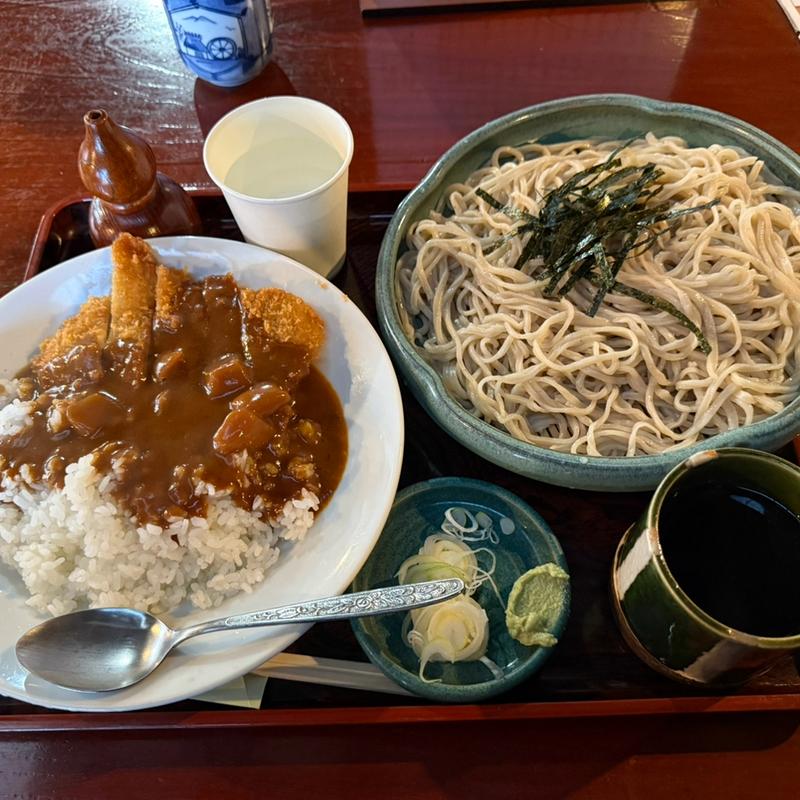 カツカレーセット(将門そば)