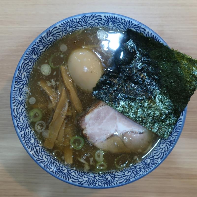 煮玉子そば(中華そば専門 とんちぼ)