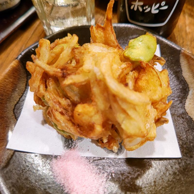 空豆と小海老のかき揚げ(のげちゃん)