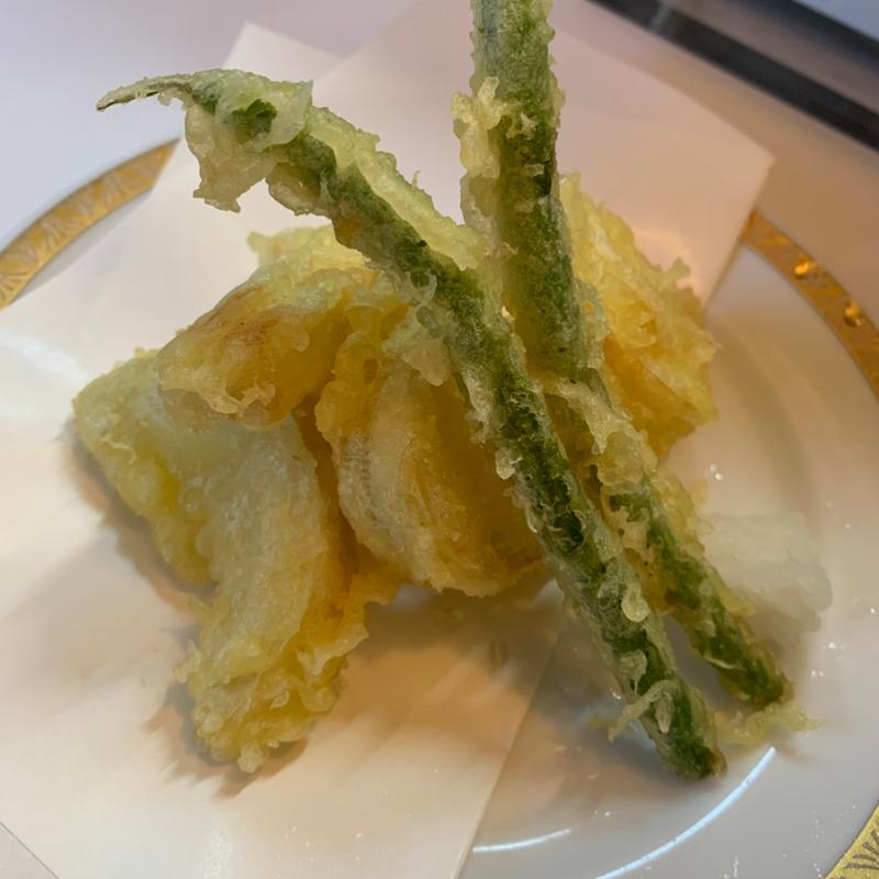 たけのこ天ぷら(ほそぼそ亭)