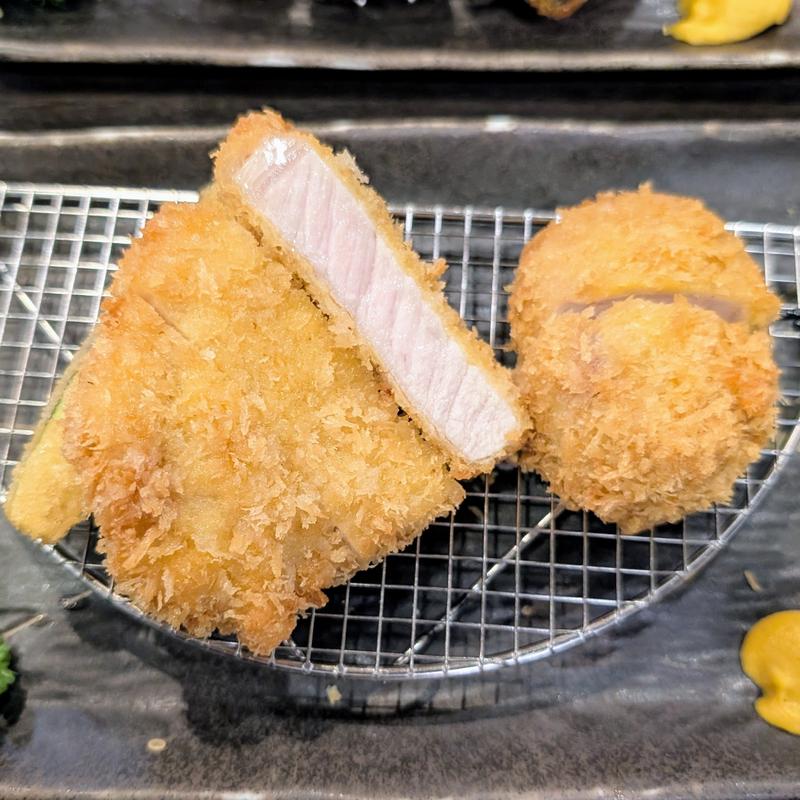 やまと豚　食べ比べ(イマカツ 銀座店)