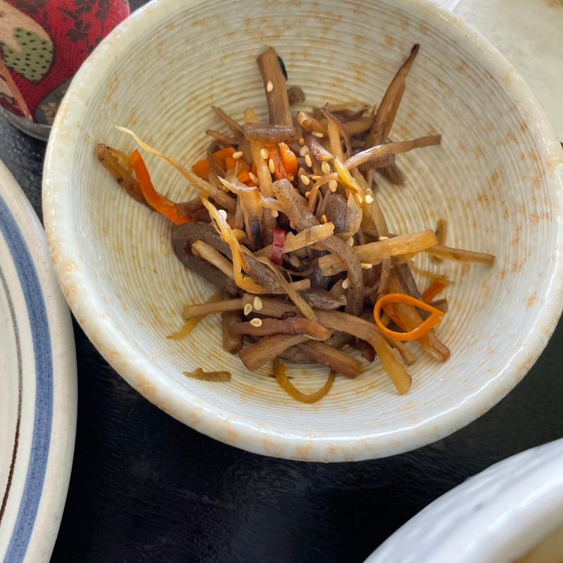 ごぼうのきんぴら（うどん定食）(風来樓（ふくろう）)