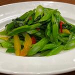 季節の青菜炒め(横浜中華街 香港飲茶 皇朝茶樓)