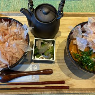 茶そばと朝茶漬けのセット(お茶漬け-門出)