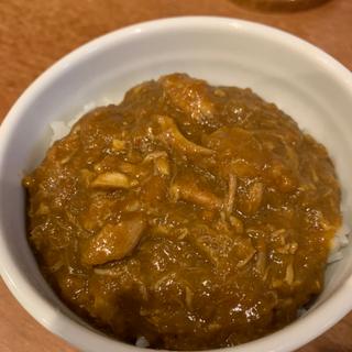 本日のごはん　茶碗カレー