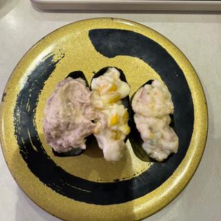 サラダ軍艦三種盛り