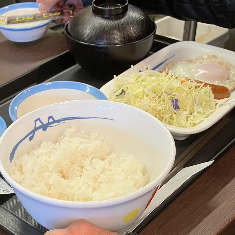 朝定食(松屋 堺美原店(松のや併設))