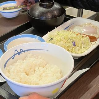 朝定食(松屋 堺美原店（松のや併設）)