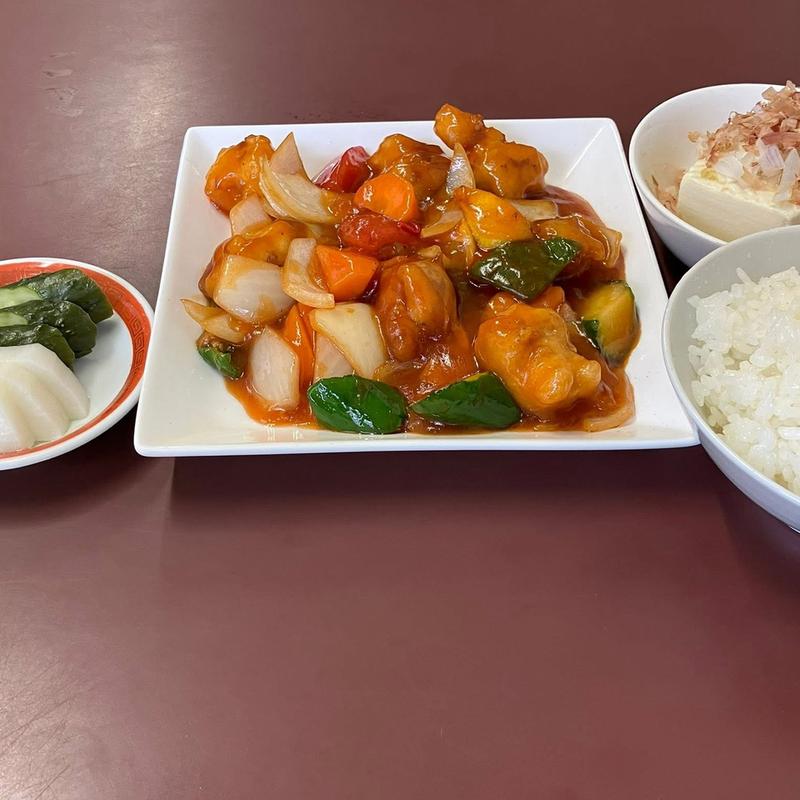 酢豚定食(大雅)