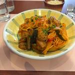 お肉屋さんのソーセージ入りスパゲッティナポリタン(タベルナ・パパ )