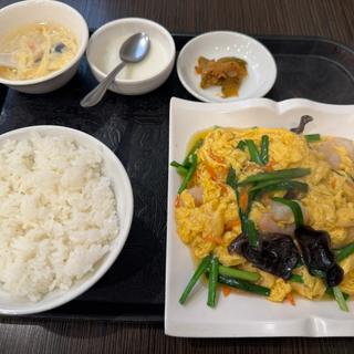エビと玉子とキクラゲ定食(菜香菜 新宿店)