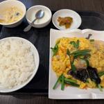 エビと玉子とキクラゲ定食(菜香菜 新宿店)