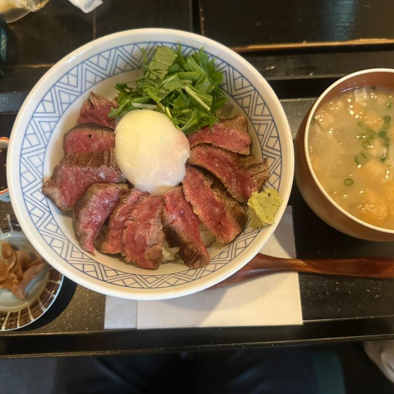 あか牛丼(阿蘇庭 山見茶屋 桜の小路 )