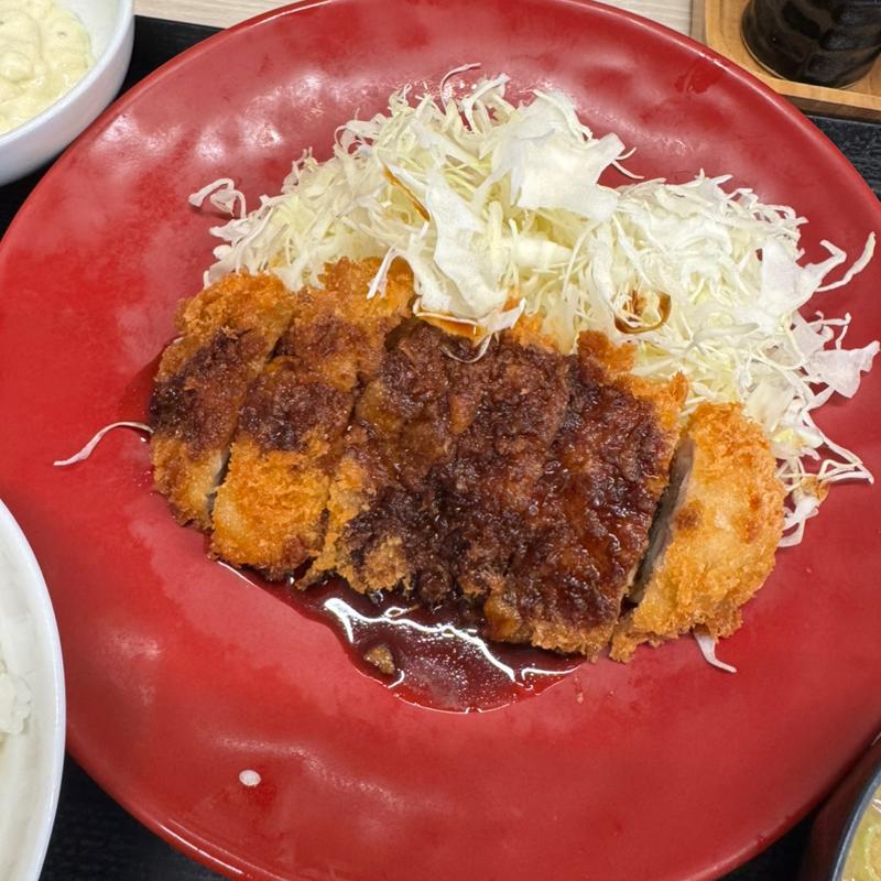 タルタルチキンカツ定食(かつや 新橋店)