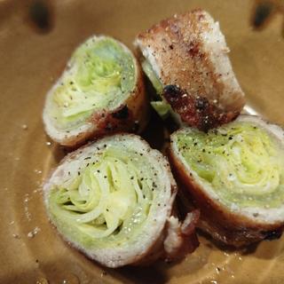豚バラレタス巻き