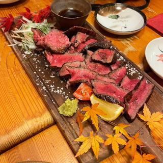 土佐あかうしの藁焼き