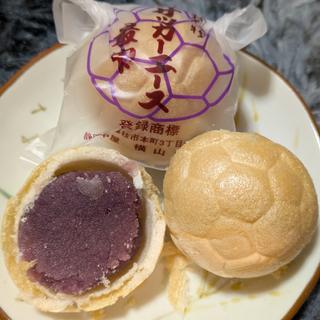 サッカーエース最中（紅芋）