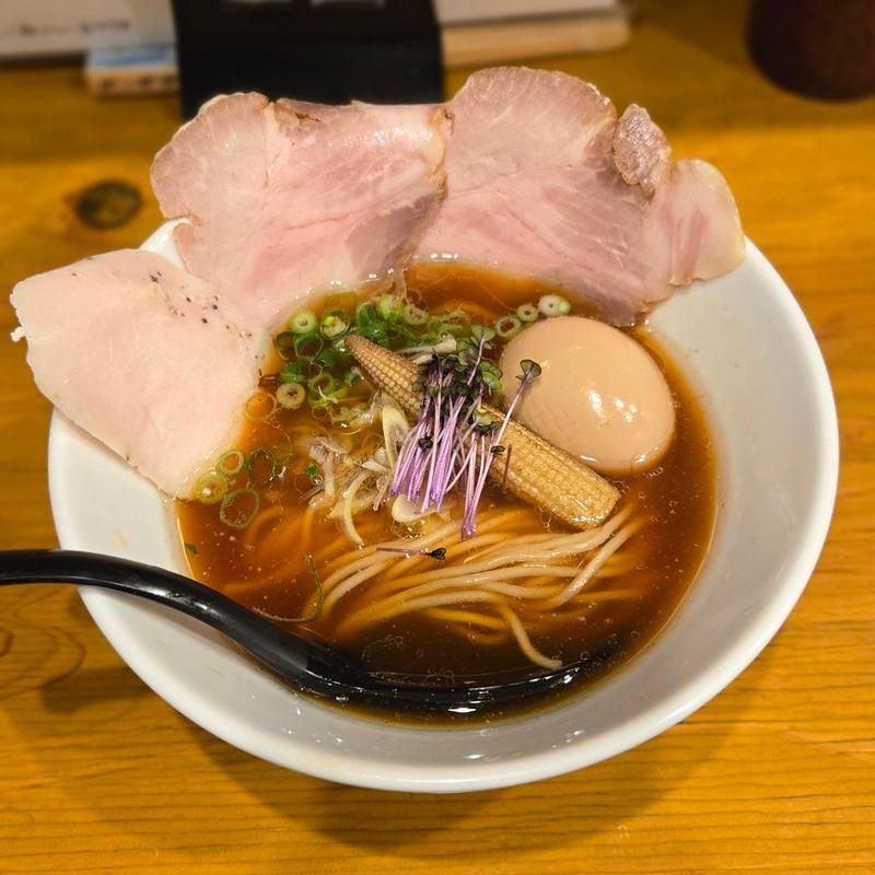 淡麗醤油らーめん 煮玉子(MARCO)