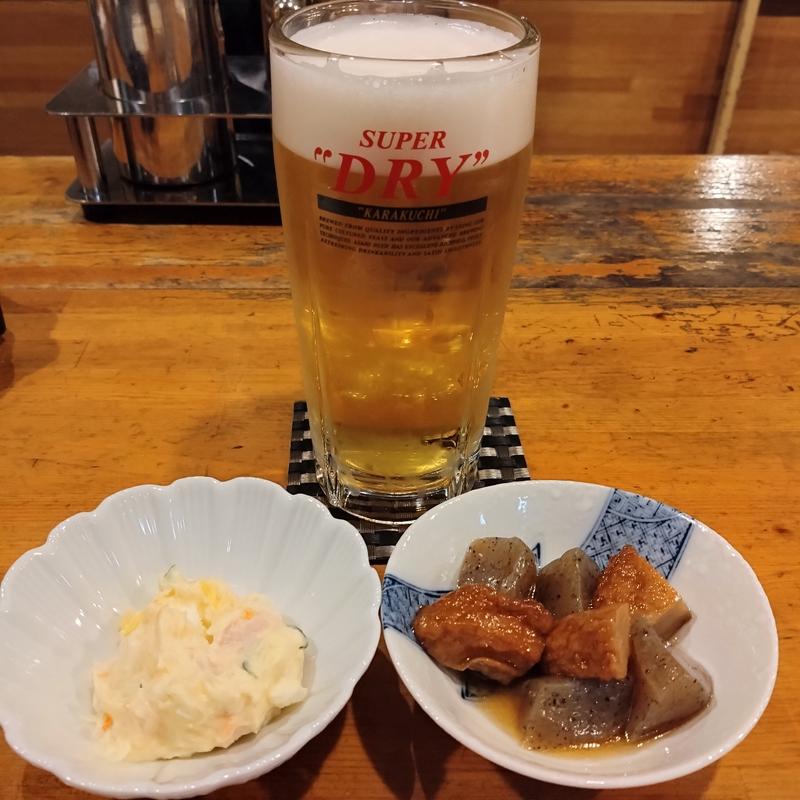 生ビール(居酒屋ほしな)