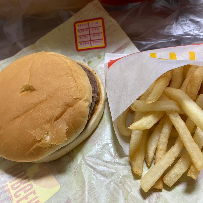ハンバーガー(マクドナルド 光明池店)