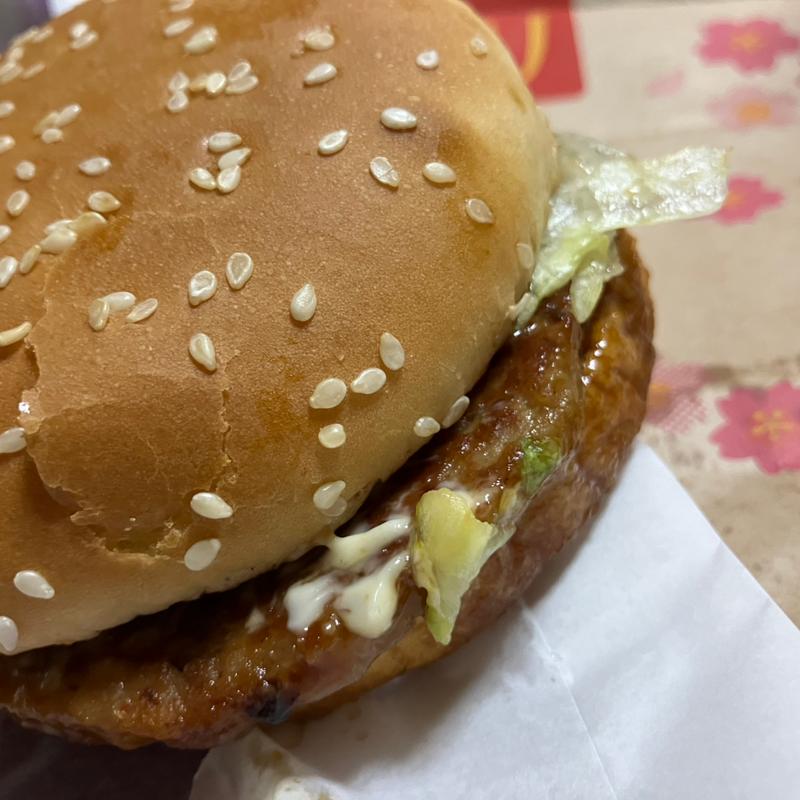 テリヤキバーガー(マクドナルド 光明池店)