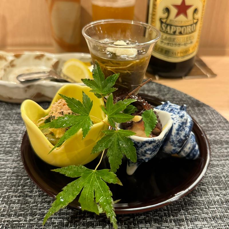 先付け三種盛り(Ryo's Dining 杏Jr)