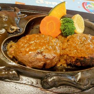 げんこつハンバーグ(炭焼きレストランさわやか 菊川本店)