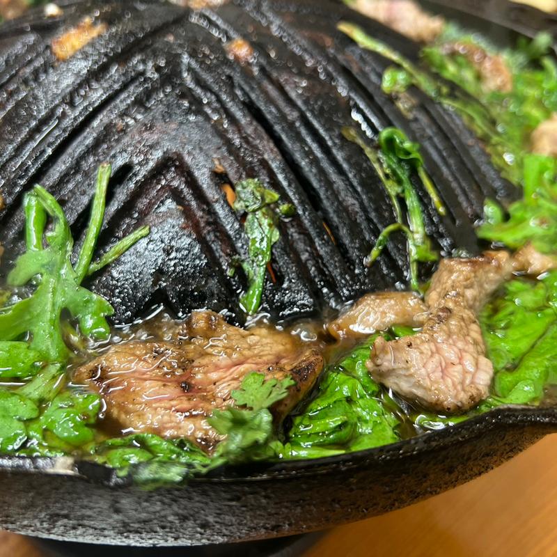 ラムの草原焼き(ジンギスカン羊はち 三軒茶屋店)