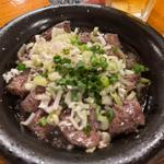 牛ハラミネギ塩焼き