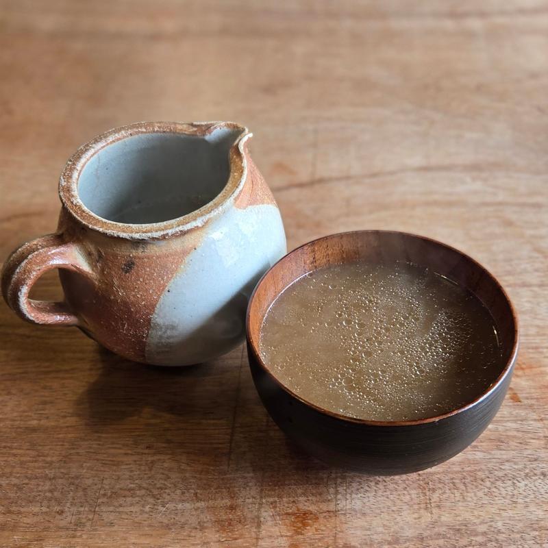 そば湯(そば切り 山親爺)