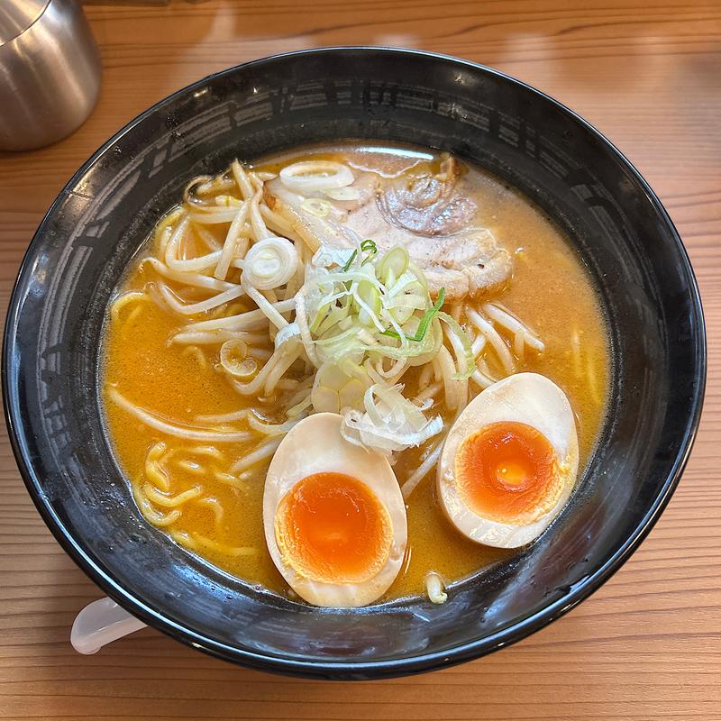 味噌ラーメン　味玉トッピング(北海道ラーメン・手作り餃子 かすが堂 川口店)