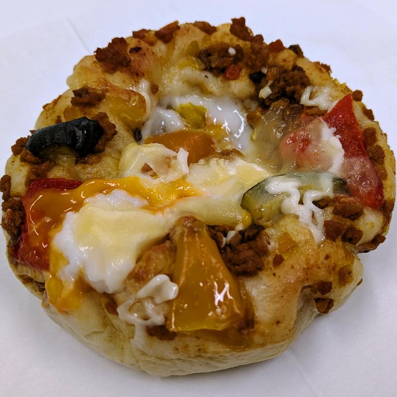 焼き野菜&キーマカレーパン(VIE DE FRANCE Café 溝の口店)