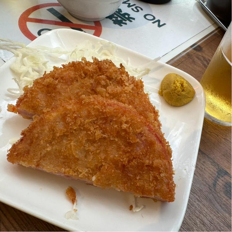 ミルフィーユハムカツ(立飲みカドクラ)