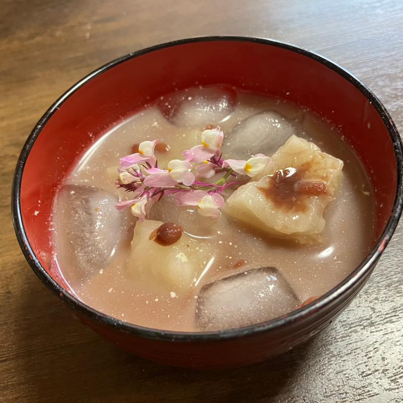 冷やしぜんざい(府中大寺屋 小田店)