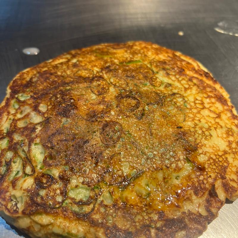 すじこんにゃくねぎ焼き(お好み焼偶 三木店)