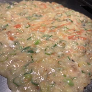 明太子ねぎチーズもんじゃ