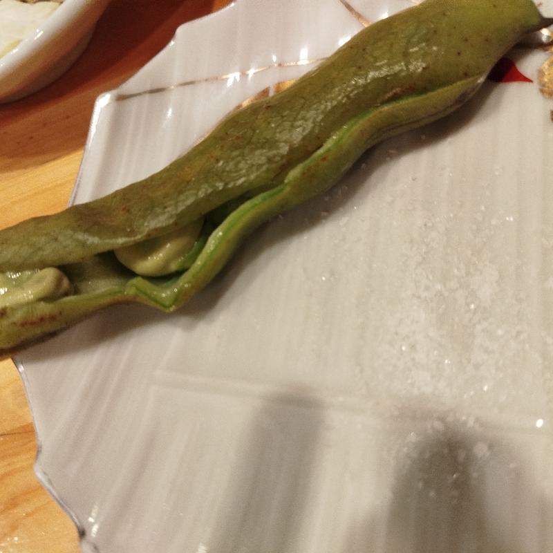 季節野菜（そら豆）(焼鳥 3太)