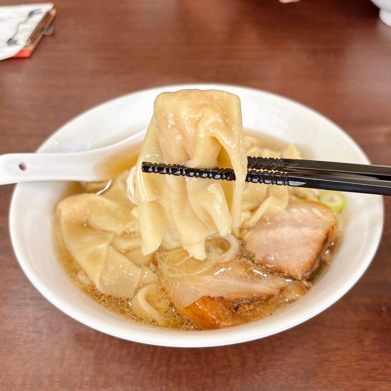 海老ワンタン(自家製麺らーめん木陰)