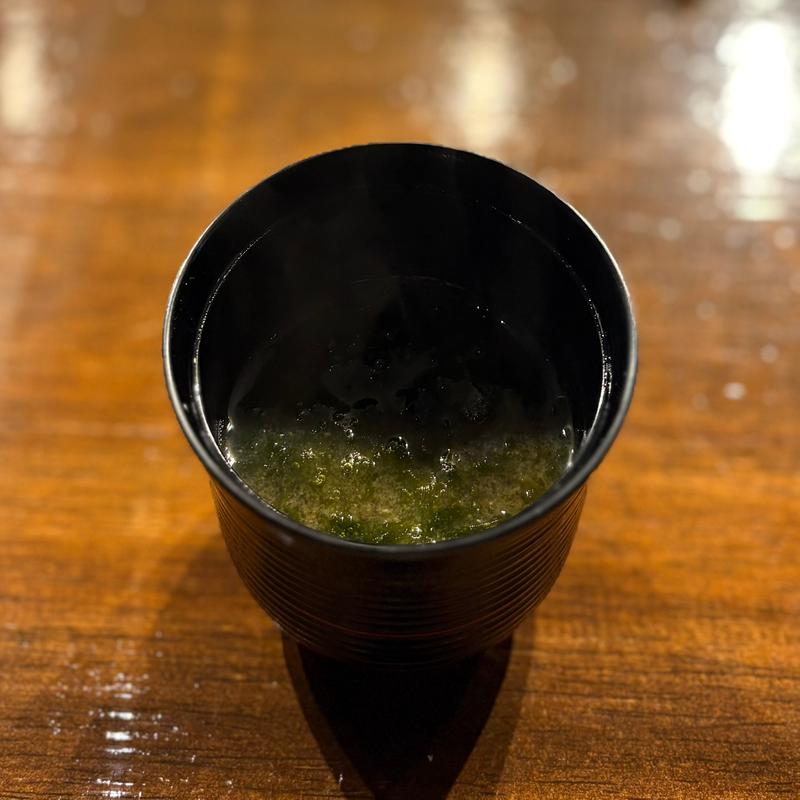 味噌汁(おまかせ寿司 すしのすけ)