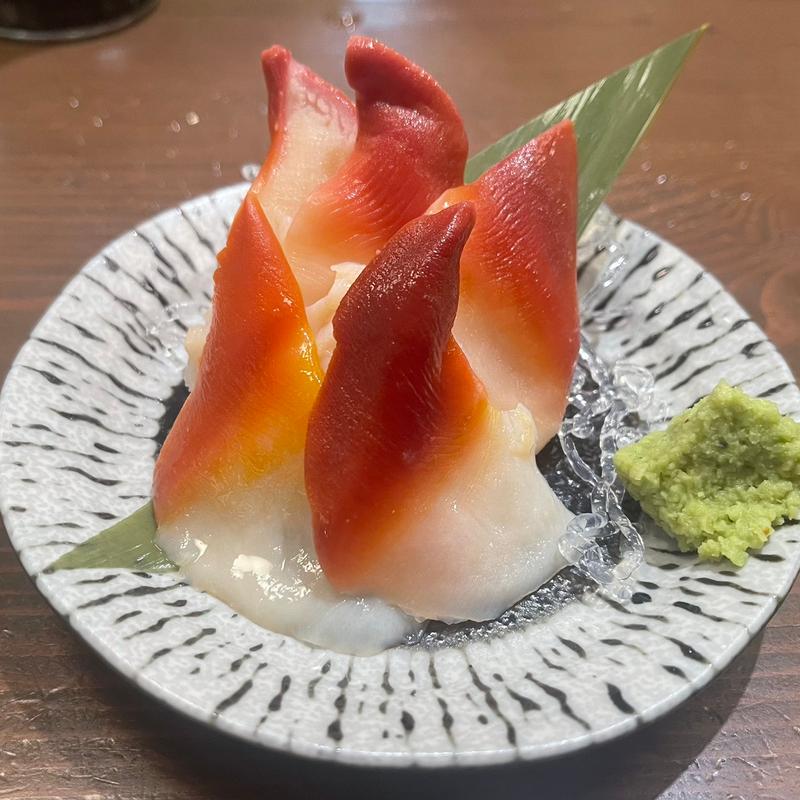 北寄貝刺し(鬼貝 エキュートエディション横浜店)