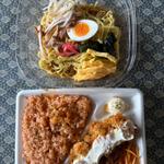 チキンライス&タルタルチキンカツ弁当　冷し中華