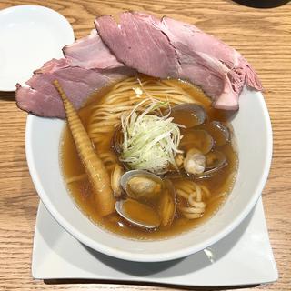 あさりらーめん(貝出汁専門ラーメン くそオヤジ最後のひとふり 東大阪店)