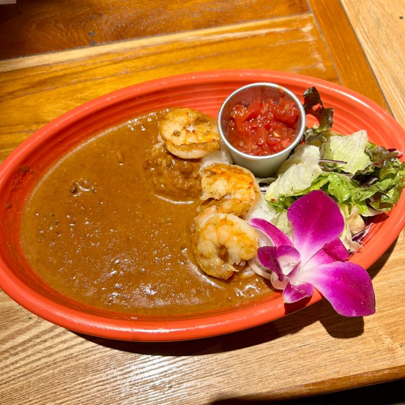 グリルドシュリンプカレー(コナズ珈琲幕張)