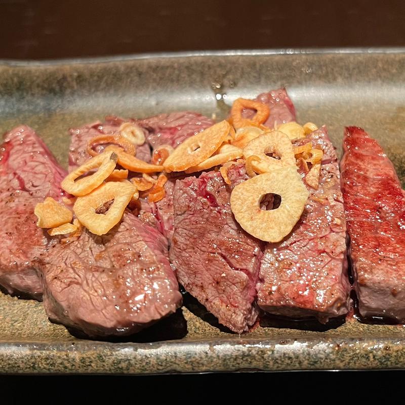 阿波牛のステーキ(鉄板焼 ぼんの 桜木町店)