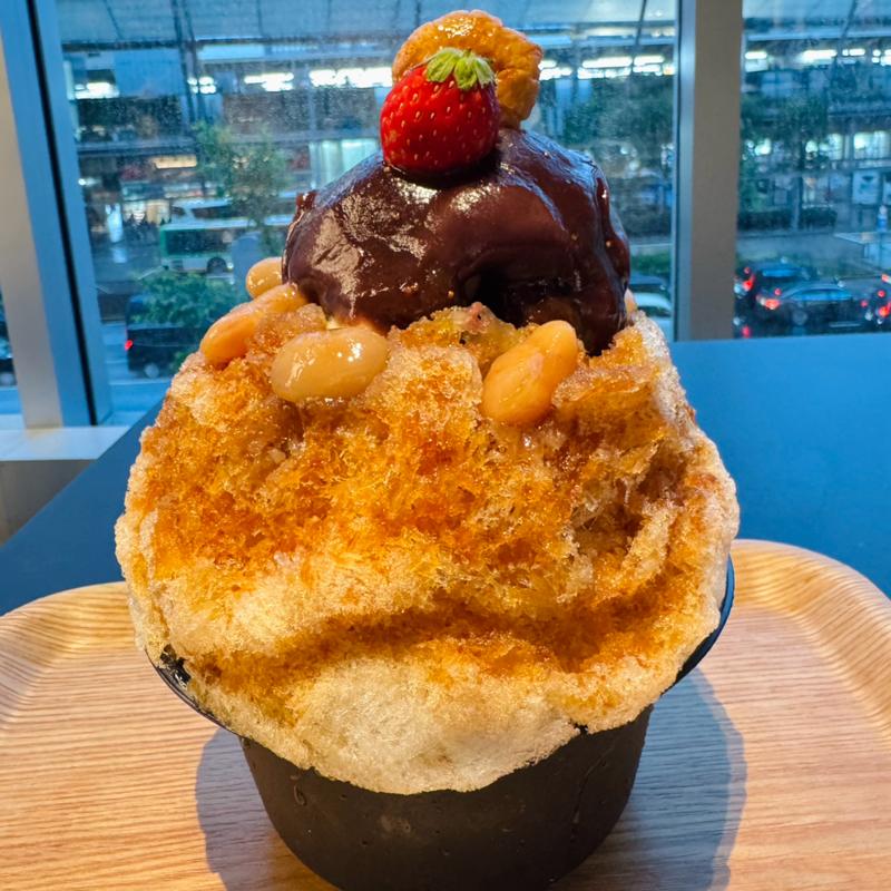 あん蜜イチジクの御氷(かき氷コレクション・バトン)