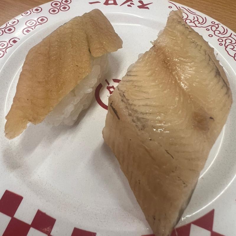 上穴子＋煮穴子(スシロー 三木店)