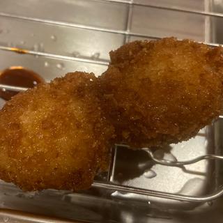 うずら(生中290円・元祖串かつめだま伏見桃山店)