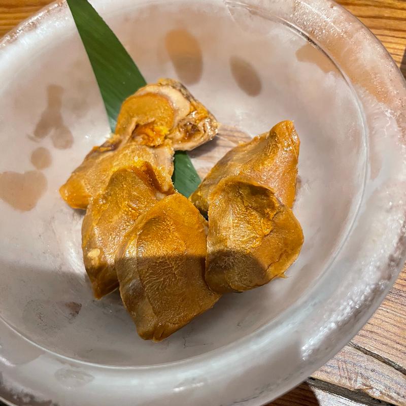 スルメイカ肝ルイベ(そらきゅう)